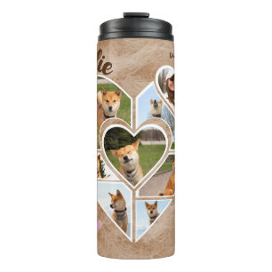 Custom Pet Memorial Personalized Photo and Quote Thermal Tumbler