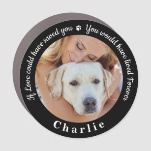 Custom Pet Memorial Pet Loss Keepsake Dog Photo Car Magnet