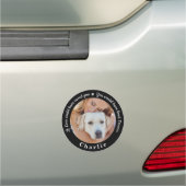 Custom Pet Memorial Pet Loss Keepsake Dog Photo Car Magnet (In Situ)