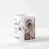 Custom Pet Memorial Pet Loss Sympathy Dog Photo Coffee Mug (Center)