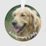 Custom Pet Memorial Photo Keepsake | Loving Memory Ornament at Zazzle
