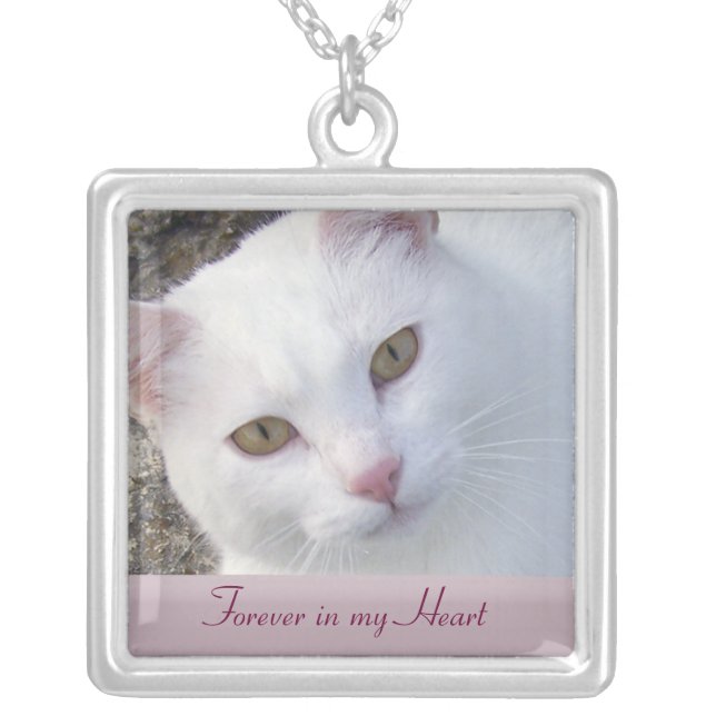 Custom Pet Memorial Photo Necklace (Front)