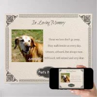 Custom Pet Memorial Poem - Poster