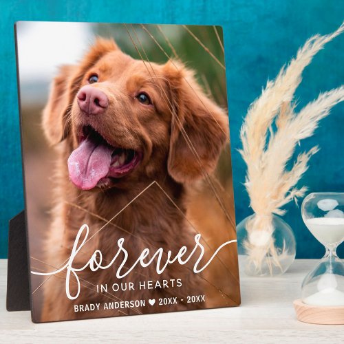Custom Pet Memorial Sympathy Pet Loss Photo  Plaque