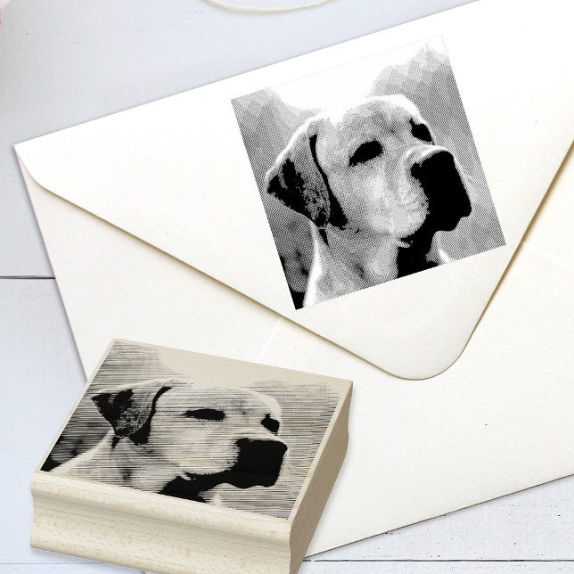 Custom Pet Or Any Other Photo Personalized Rubber Stamp (Creator Uploaded)