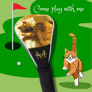 Custom Pet or Family Photo Monogram Name Golf Head Cover