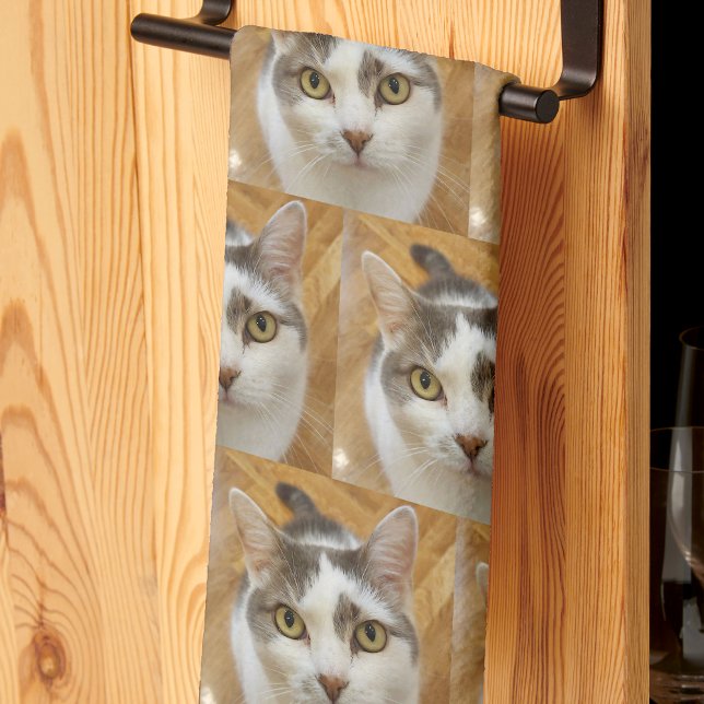 Custom Pet or Family Photo Personalized Kitchen Towel (Creator Uploaded)