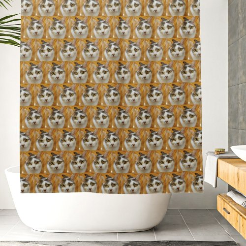 Custom Pet or Family Photo Personalized Shower Curtain