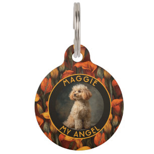 Custom Pet Owner Gift Calla Lilies Flower ID Tag