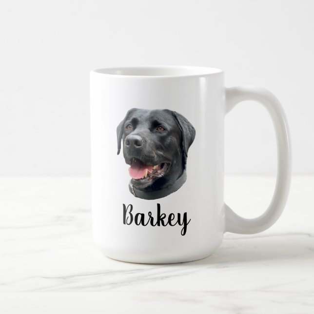 Custom Pet Personalized Dog Face Animal Lover Gift Coffee Mug (Right)