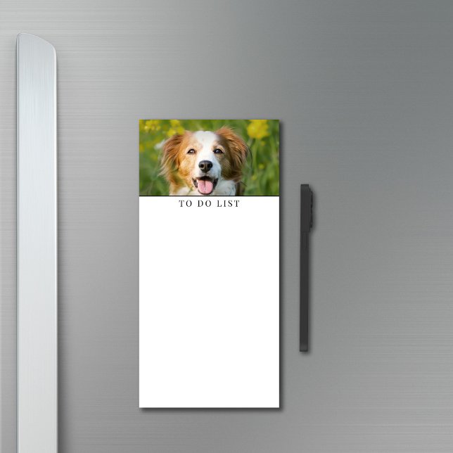Custom Pet Personalized Magnetic To Do List Notepad (Creator Uploaded)