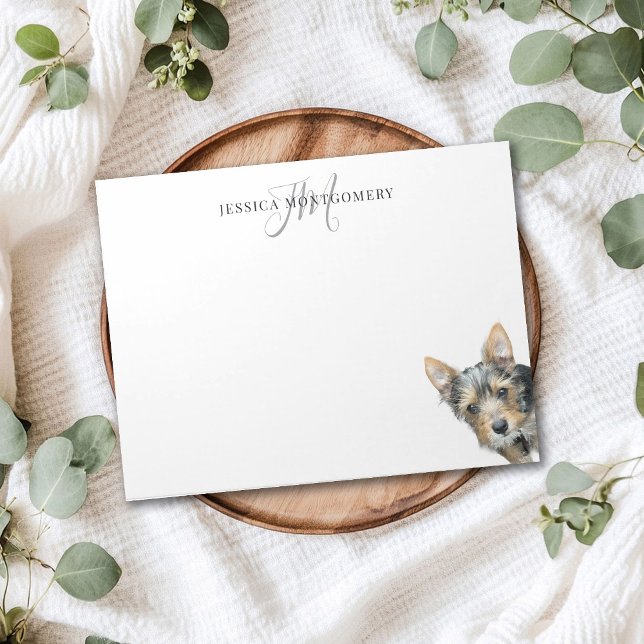 Custom Pet Personalized Monogram Large Notepad (Creator Uploaded)