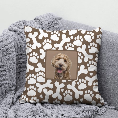 Custom Pet Personalized Picture Throw Pillow