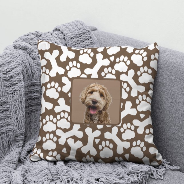 Custom Pet Personalized Picture Throw Pillow (Creator Uploaded)