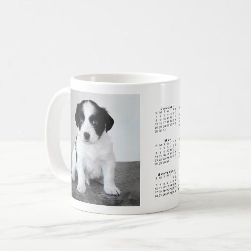 Custom Pet Photo 2023 Calendar Coffee Mug