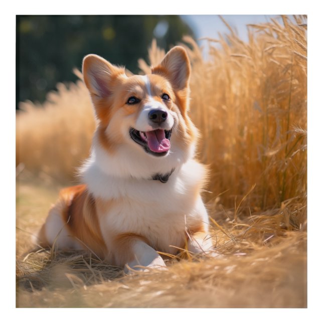 Custom Pet Photo Acrylic Print (Front)