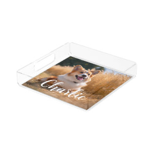 Custom Pet Photo Acrylic Tray