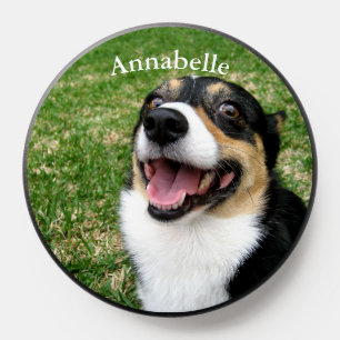 Custom Pet Photo Add Your Dog Photograph PopSocket