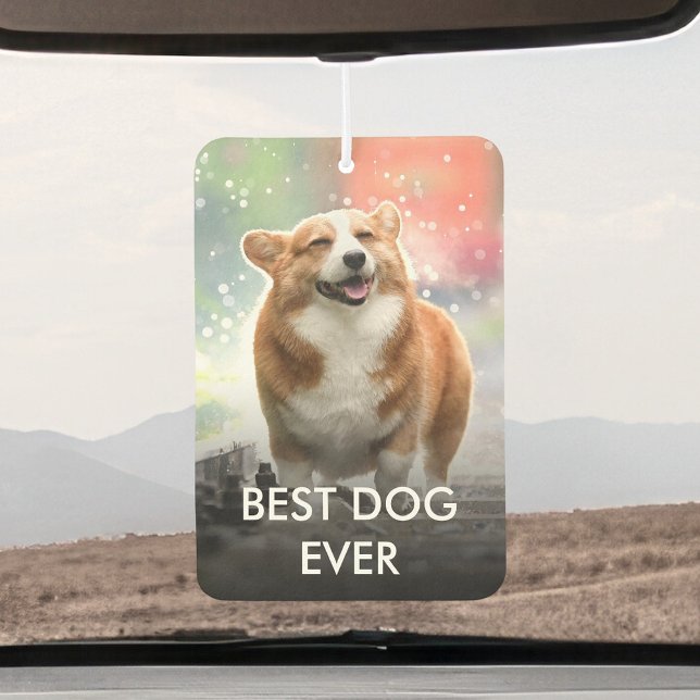 Custom Pet Photo And Name Personalized Dog Cat Air Freshener (Creator Uploaded)