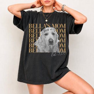 Custom Pet Photo And Name Shirt Custom Picture Dog