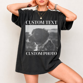 Custom Pet Photo And Name Shirt Custom Picture Dog