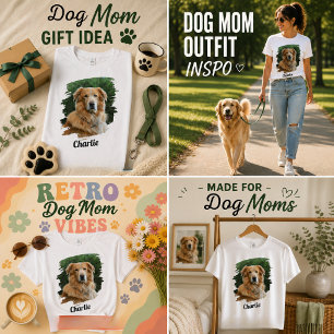 Custom Pet Photo and Name T-Shirt