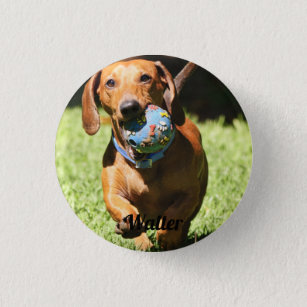 Custom Pet Photo and Text   Button