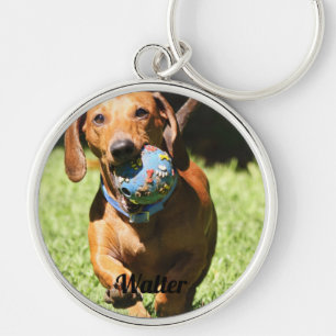 Custom Pet Photo and Text  Personalized Keychain
