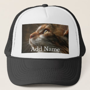 Custom Pet Photo and Text Personalized Trucker Hat