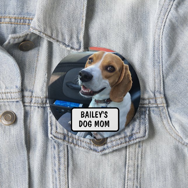 Custom Pet Photo Button (In Situ)