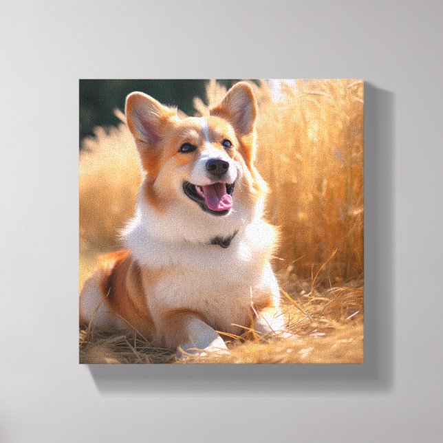 Custom Pet Photo Canvas Print (Front)