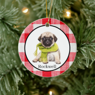 Custom Pet Photo Ceramic Ornament