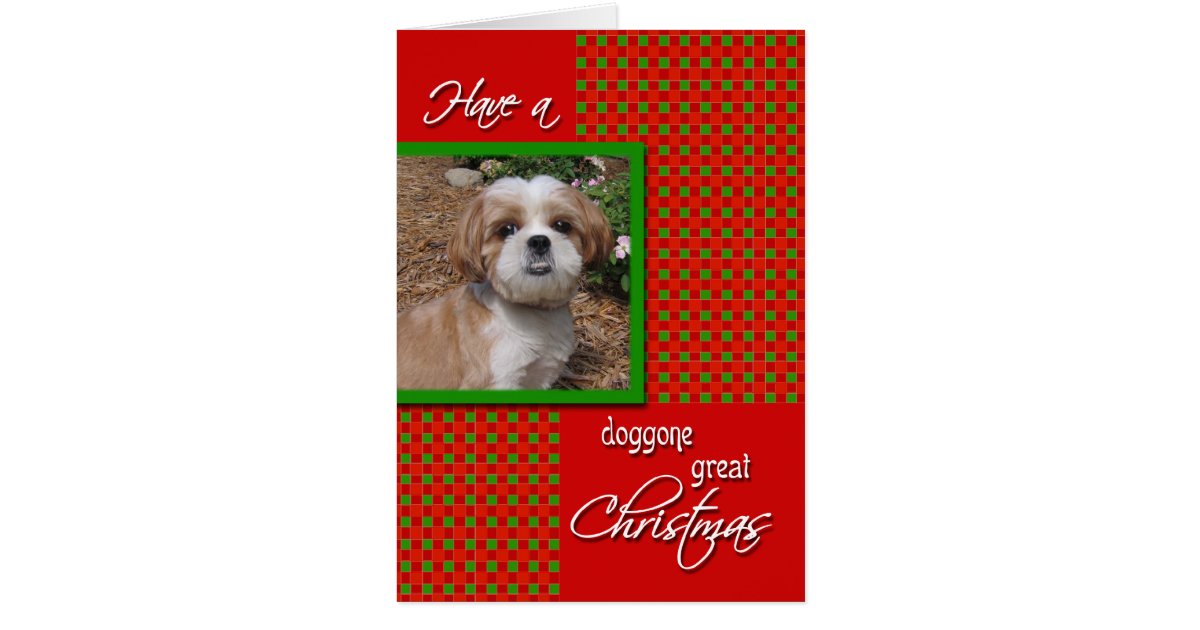 Custom Pet Photo Christmas Card | Zazzle.com