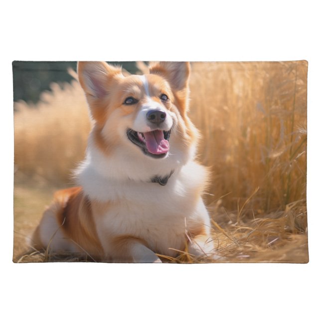 Custom Pet Photo Cloth Placemat (Front)