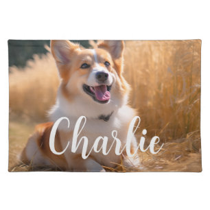 Custom Pet Photo Cloth Placemat