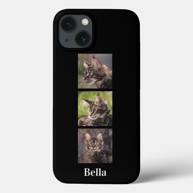 Custom Pet Photo Collage Personalized Case-Mate iPhone Case (Back)