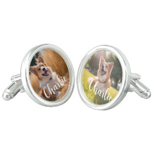 Custom Pet Photo Cufflinks