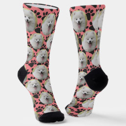 Custom Pet Photo Dog Animal Lover Personalized Socks