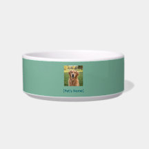 Custom Pet Photo Dog Bowl | Ceramic Pet Dish