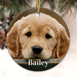 Dog Ornaments & Pet Christmas Ornaments – iCustomLabel