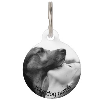 Custom Pet Photo Dog Lover Keepsake ID Tag
