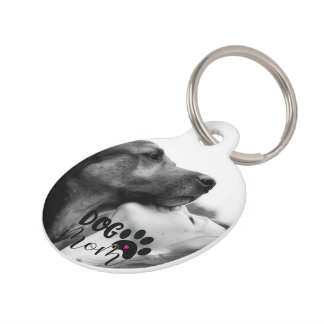 Custom Pet Photo Dog Mom Keepsake ID Tag