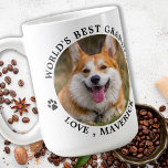 Custom Pet Photo Dog Personalized Grandpa Coffee Mug<br><div class="desc">World's Best Dog Grandpa ... Surprise your favorite Dog Grandpa this Father's Day , Christmas or his birthday with this super cute custom pet photo mug. Customize this dog grandpa mug with your dog's favorite photos, and name. Double sided - you can different photos on each side or the same,...</div>