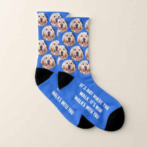 Custom Pet Photo Dog Socks