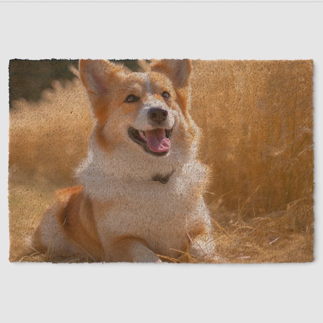 Custom Pet Photo Fiber Doormat (Front)