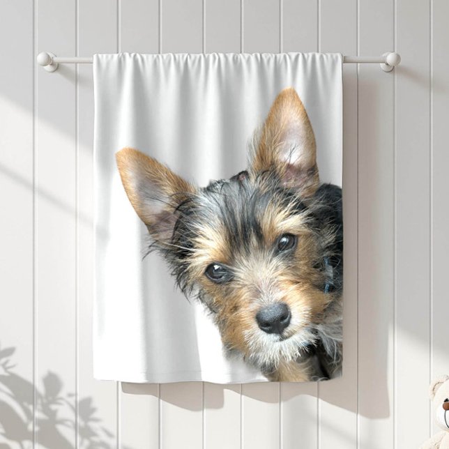 Custom Pet Photo Fleece Blanket (Creator Uploaded)