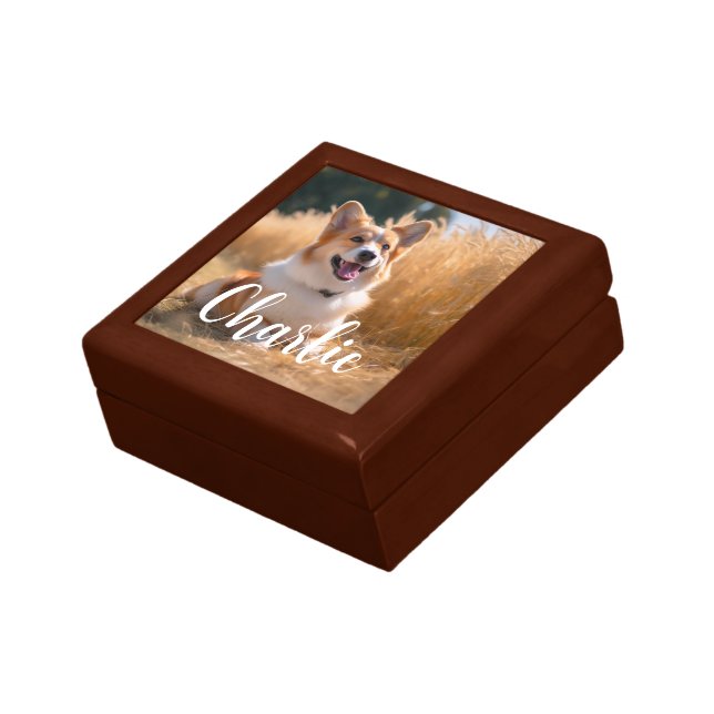 Custom Pet Photo Gift Box (Side)