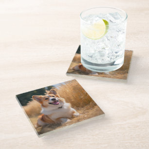Custom Pet Photo Glass Coaster