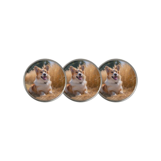 Custom Pet Photo Golf Ball Marker (3 Up)