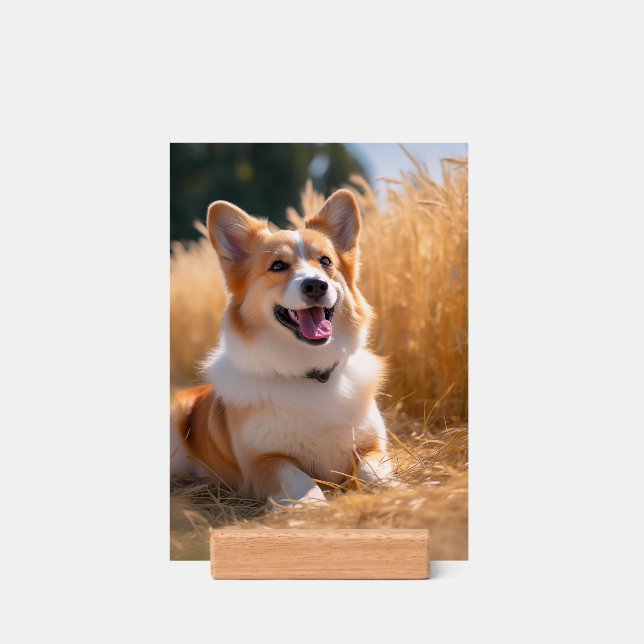 Custom Pet Photo Holder (Woodblock)